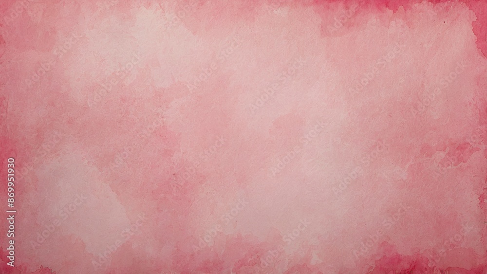 Fototapeta premium Pink watercolor paper texture grunge background