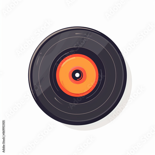 Wallpaper Mural Cartoon record for music Torontodigital.ca