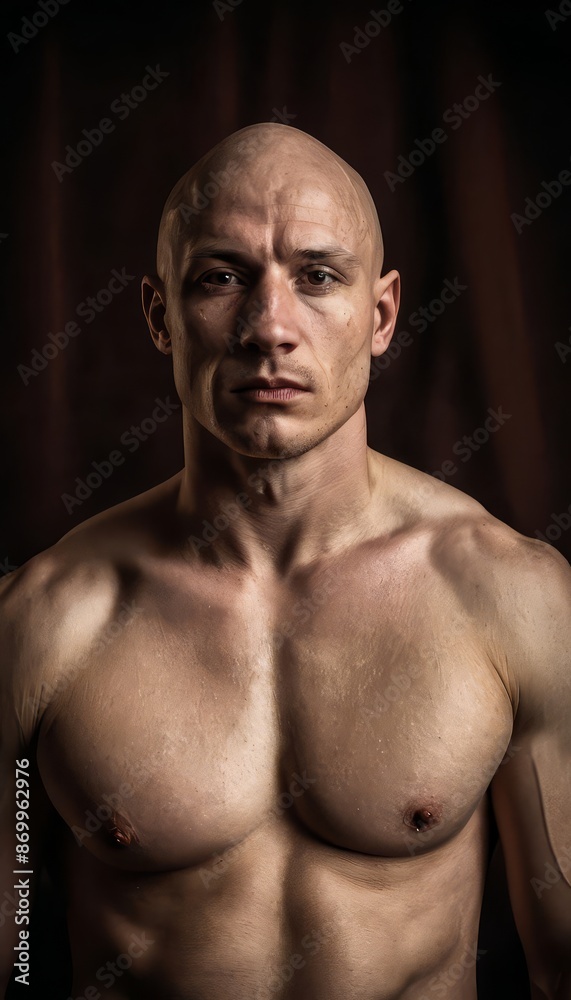 Fototapeta premium portrait of a muscular man