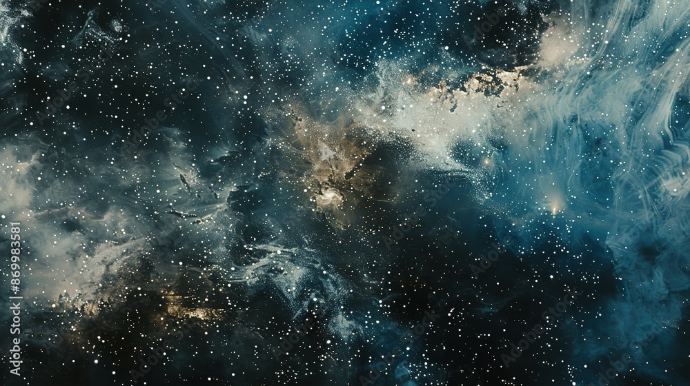 Cosmic Nebula: A Celestial Canvas of Stars and Gas Cosmic Nebula: A Celestial Canvas of Stars and Gas