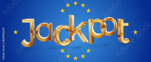 jackpot golden metallic ove...