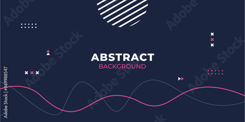 Abstract background with pink and white lines. The background is a mix of different shapes and colors. Vector design for business, corporate, institution, presentation and seminar