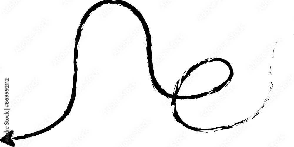 Arrow brush hand drawn collection with various direction Arrow brush hand drawn collection with various direction
