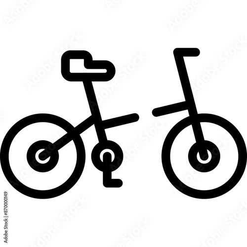 Folding Bicycle Icon