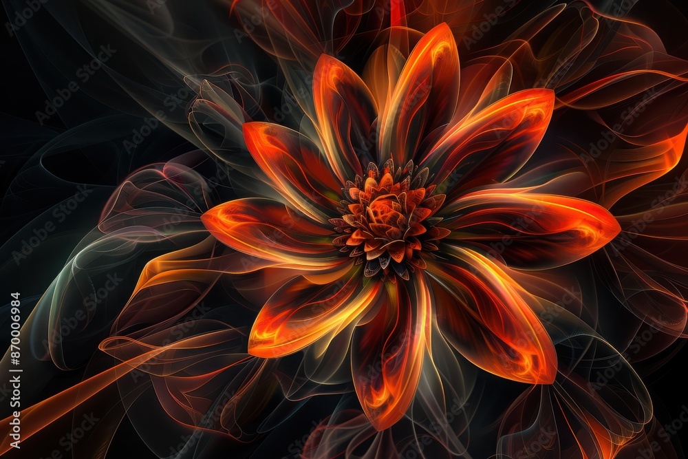abstract fractal background abstract fractal background