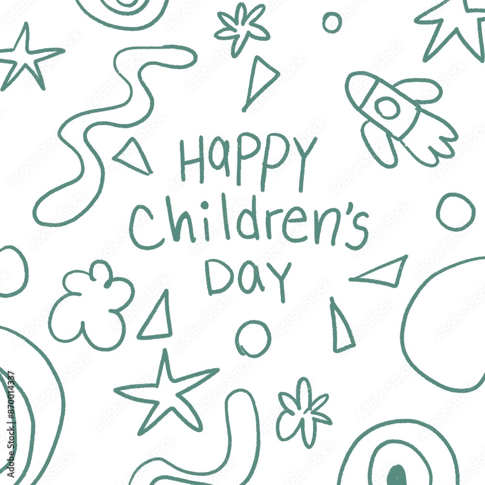 Obraz premium Happy children’s day