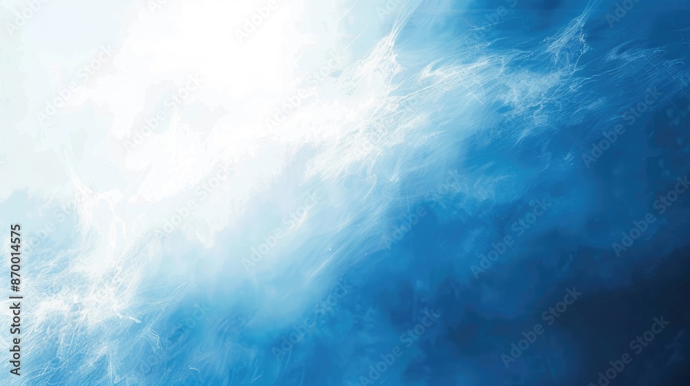 Fototapeta premium A blue sky with white clouds