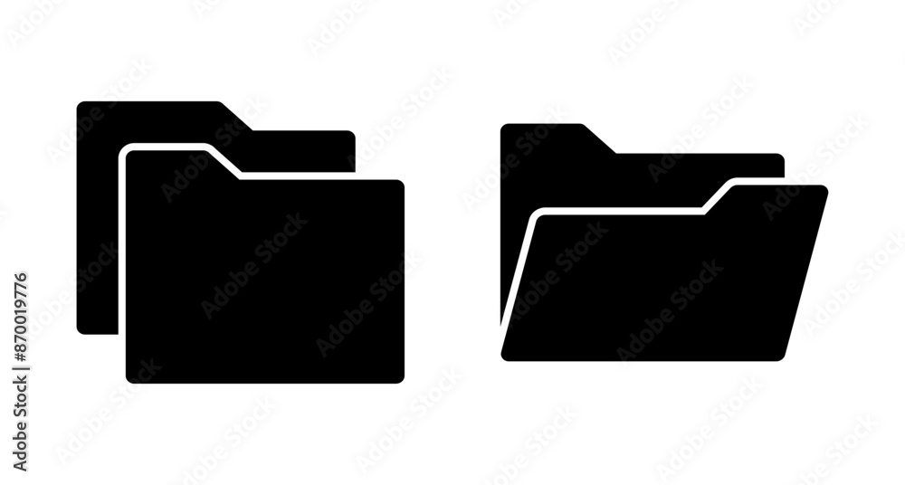 Folder Icon vector isolated on white background. Folder and documents Icon. icon archive Folder Icon vector isolated on white background. Folder and documents Icon. icon archive