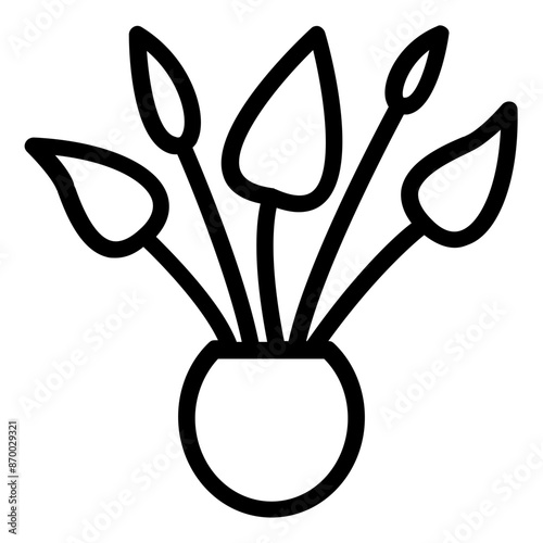 peace lily icon