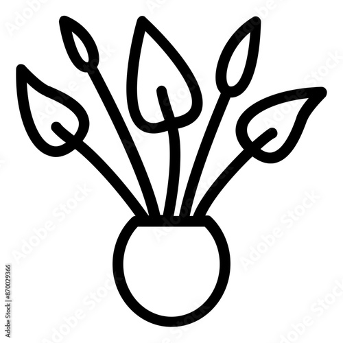 peace lily icon