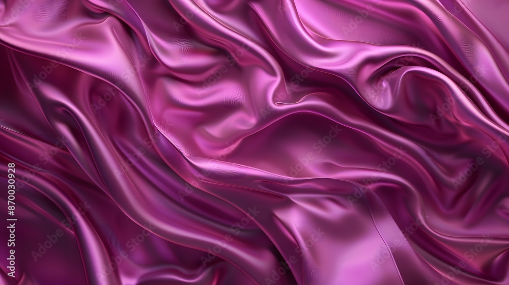 Obraz premium Soft Pink Silk Waves on Luxurious Background
