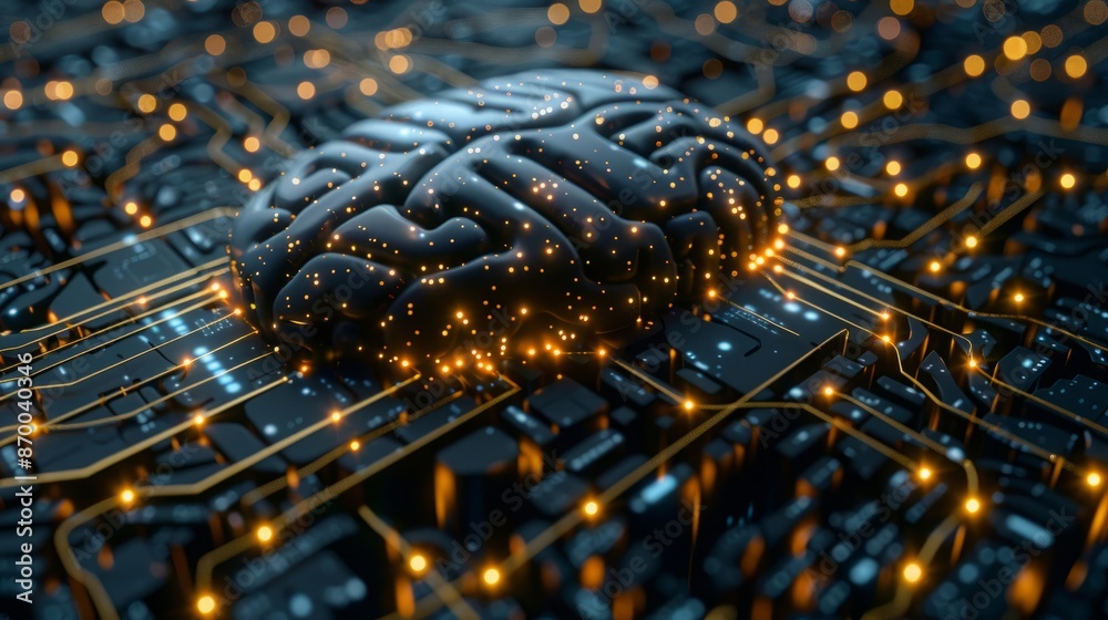 Artificial Intelligence digital concept illustrate of modern internet technology and innovative processes 3D rendering Artificial Intelligence digital concept illustrate of modern internet technology and innovative processes 3D rendering