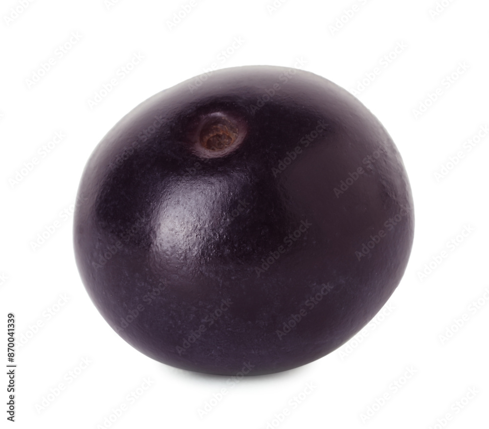 Fresh ripe acai berry isolated on white Fresh ripe acai berry isolated on white