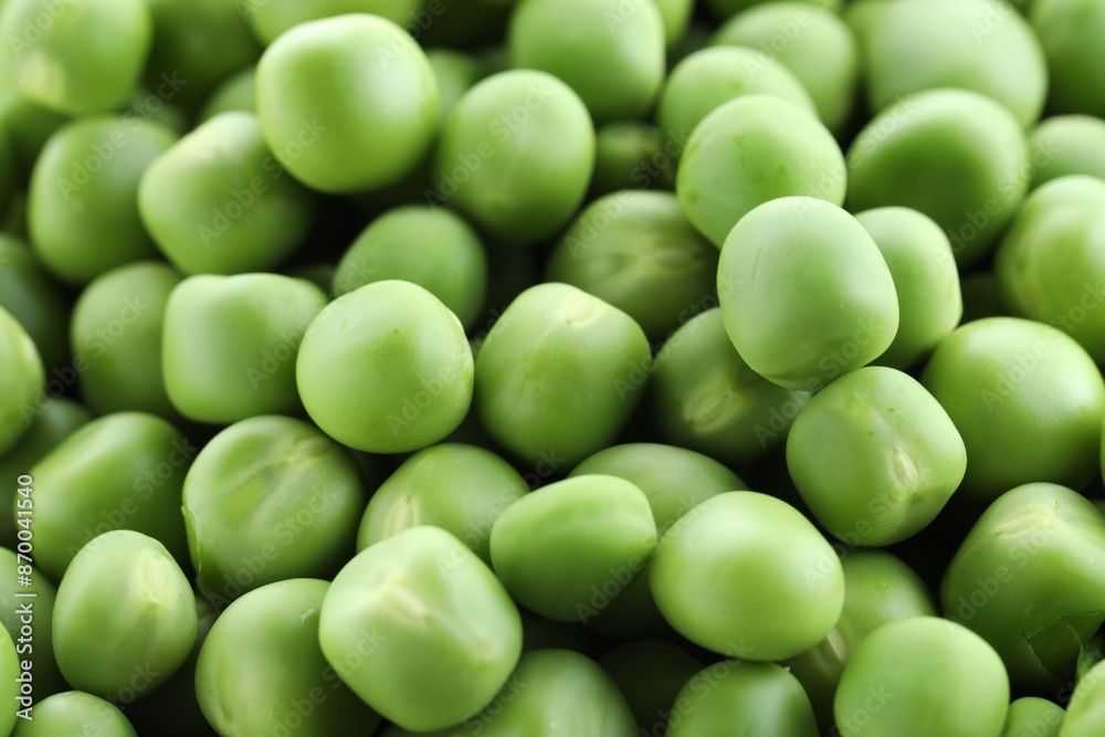 Fresh green peas as background, closeup view Fresh green peas as background, closeup view