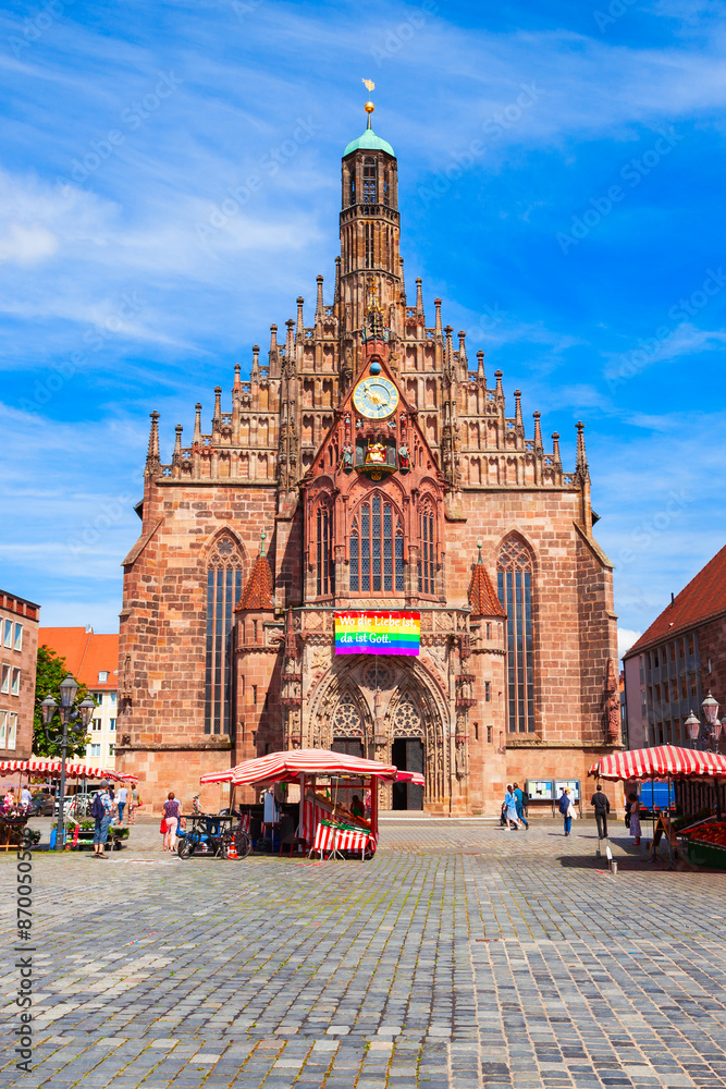 Obraz premium Frauenkirche Church of Our Lady, Nuremberg