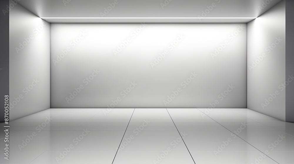 custom made wallpaper toronto digitalEmpty White Room with Bright Lights