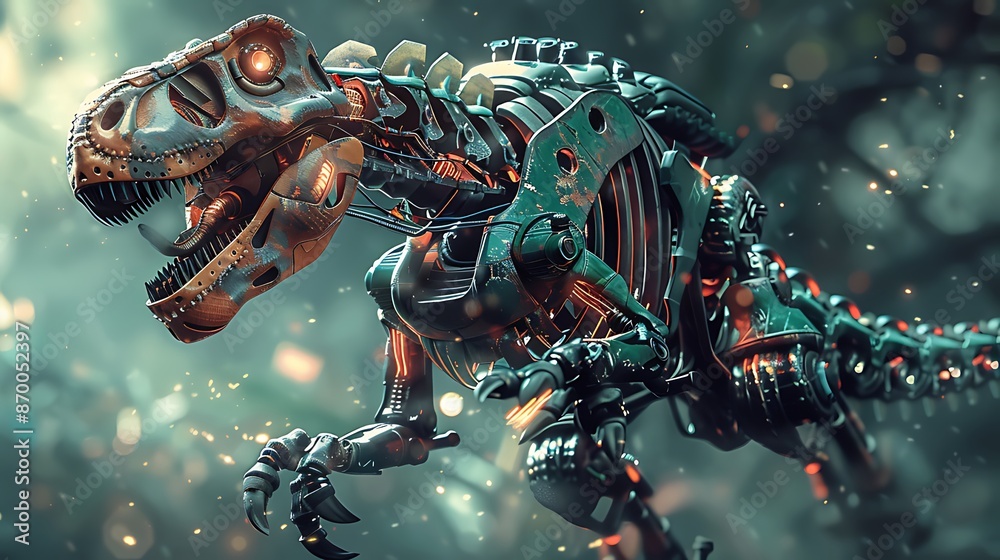 robot dinosaur for scientist background robot dinosaur for scientist background