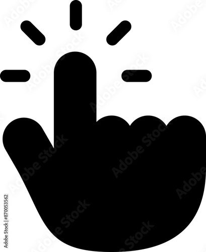 finger touch icon
