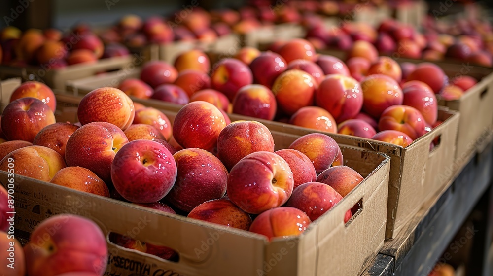 Peaches Prepared for Customer Delivery Peaches Prepared for Customer Delivery