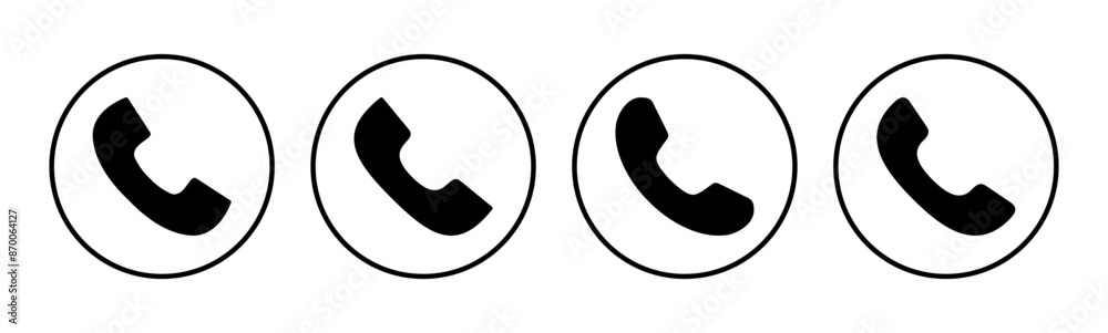 Call icon set. telephone icon vector. phone icon vector. contact us Call icon set. telephone icon vector. phone icon vector. contact us