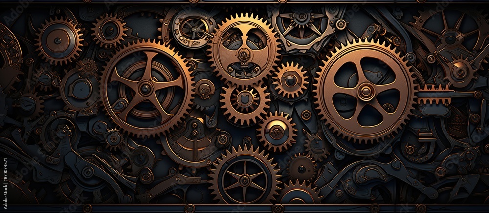 Intricate Machine Cogs and Gears Intricate Machine Cogs and Gears