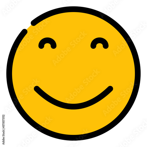 happy smiley face expression icon 