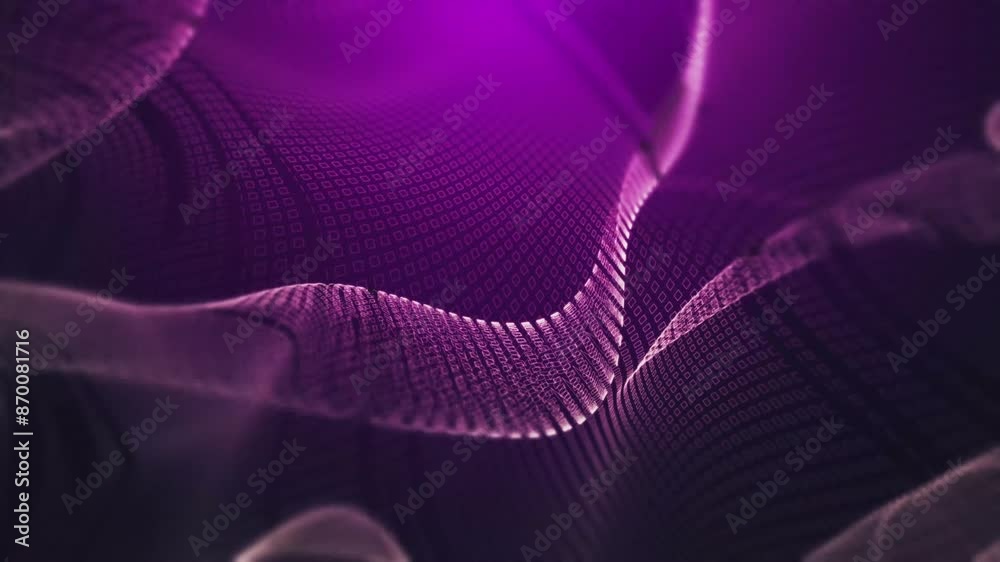 Dynamic abstract polygonal mesh waves