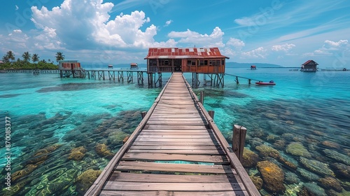 Idyllic Derawan Islands, East Kalimantan: Pristine Tropical Paradise and Diverse Marine Life photo