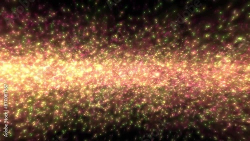 4k Orange Seamless Galaxy Motion Background