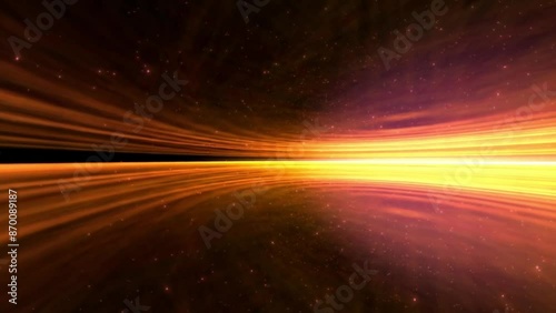 4k Relaxing Horizon Space Motion Background