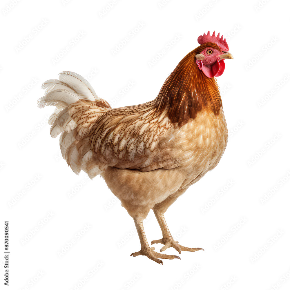 Chicken isolate on transparent png.
Chicken isolate on transparent png.