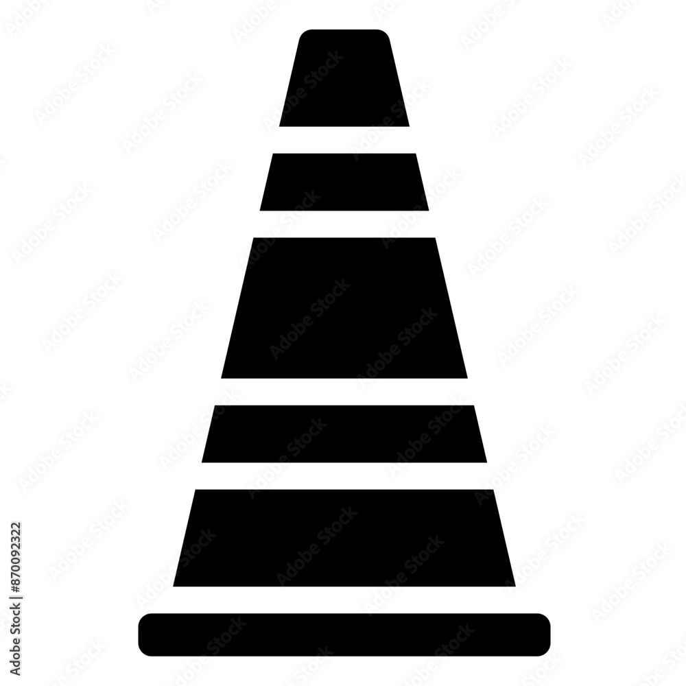 traffic cone icon 