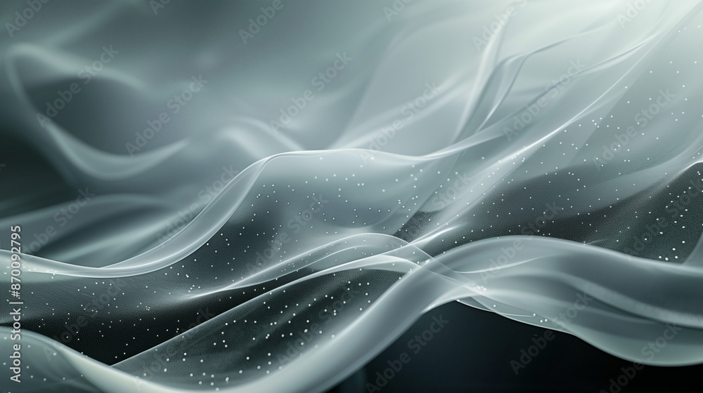 Obraz premium Gray light waves, background for business, elegant, soft backdrop for design