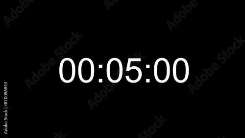 One minute of 30 fps timecode on black screen. 1 minute of time code for video and sound production