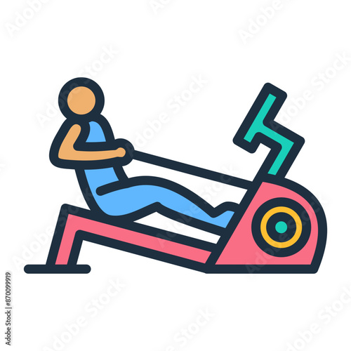 Rowing Machine Icon