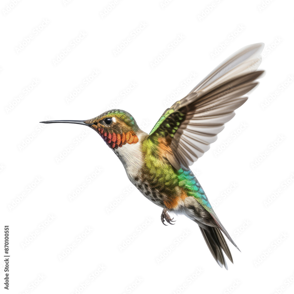 Hummingbird isolate on transparent png.
Hummingbird isolate on transparent png.