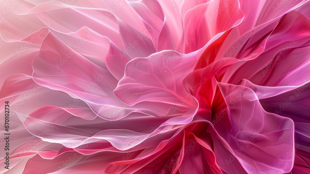 Fototapeta premium Soft Abstract Floral Lines