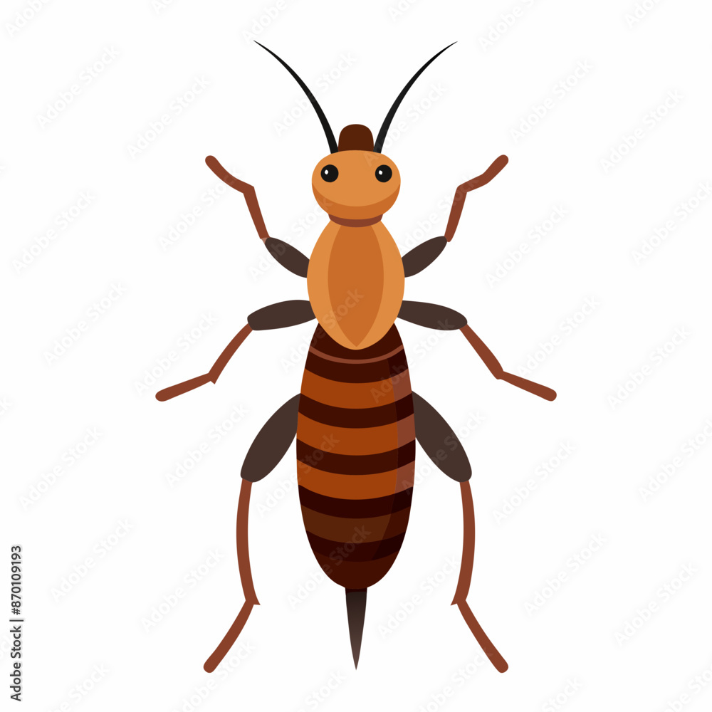 a cute Termite vector silhouette illustration a cute Termite vector silhouette illustration
