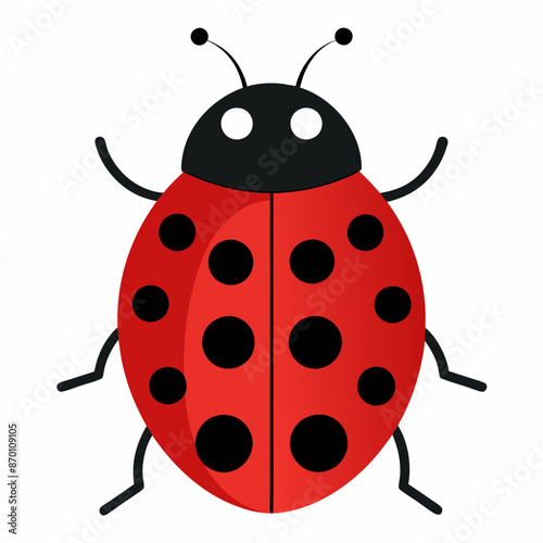  a cute ladybug vector illustration and svg