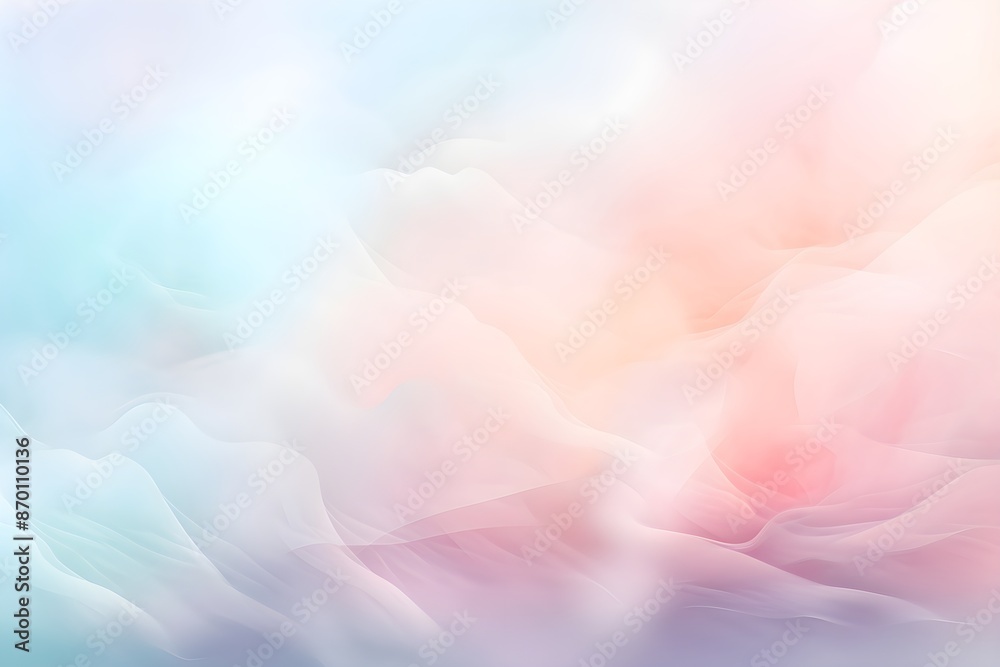 Abstract pastel gradient background with colors flowing and blurring together creating a smooth texture