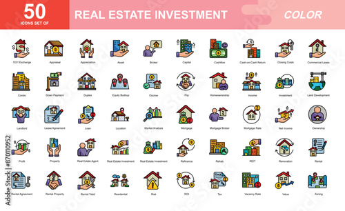 Real Estate icon set