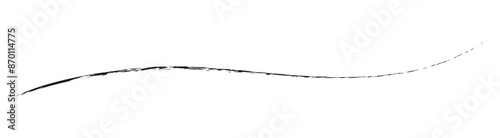 手書き風の細い波線