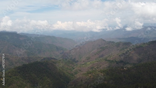 DRONE PHOTOGRAPHY OF THE VILLAGE OF SAN JOSE DEL PACIFICO IN OAXACA, MEXICO