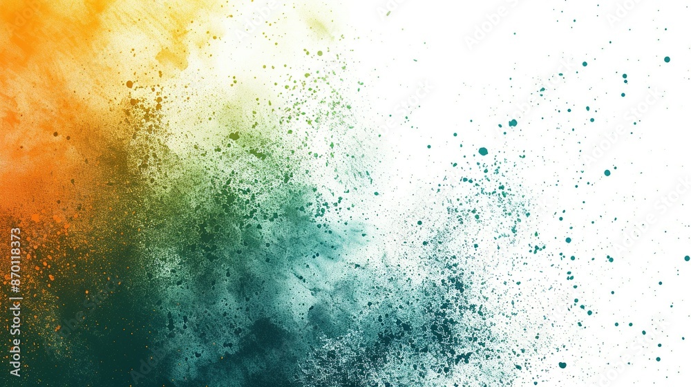 Anime Illustration: Bright and Colorful Water Splashes Anime Illustration: Bright and Colorful Water Splashes