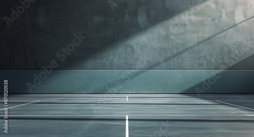 Sunlit Concrete Floor in a Modern Building Interior