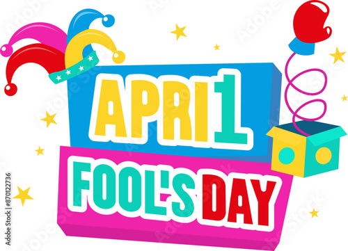 April Fools Day Typography