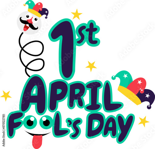 April Fools Day Typography