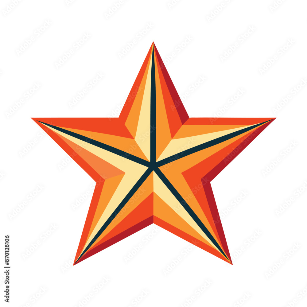 Fototapeta premium star icon illustration, star vector, star icon vector illustration, star silhouette of a star isolated on a white background, eps, png, svg, vector,
