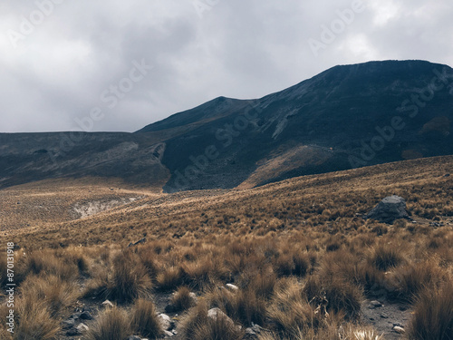 Mountain field photo