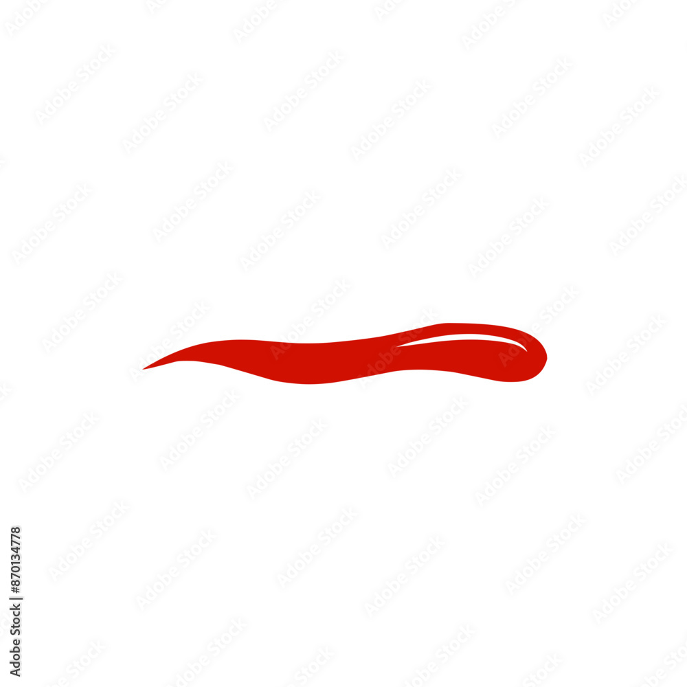 tomato sauce splash illustration